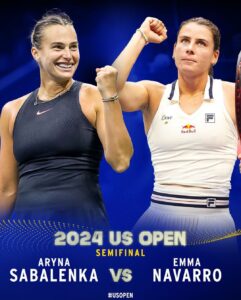 Aryna Sabalenka vs Emma Navarro / Créditos: @USOpen