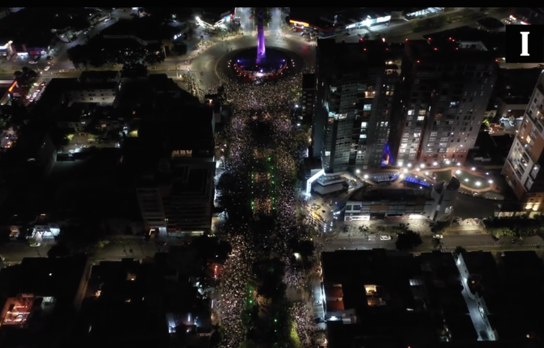 Marcha contra los feminicidios en Guadalajara