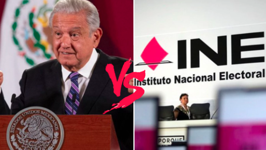 amlo y el ine