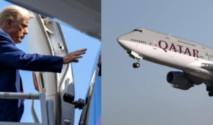 Trump Qatar Plane