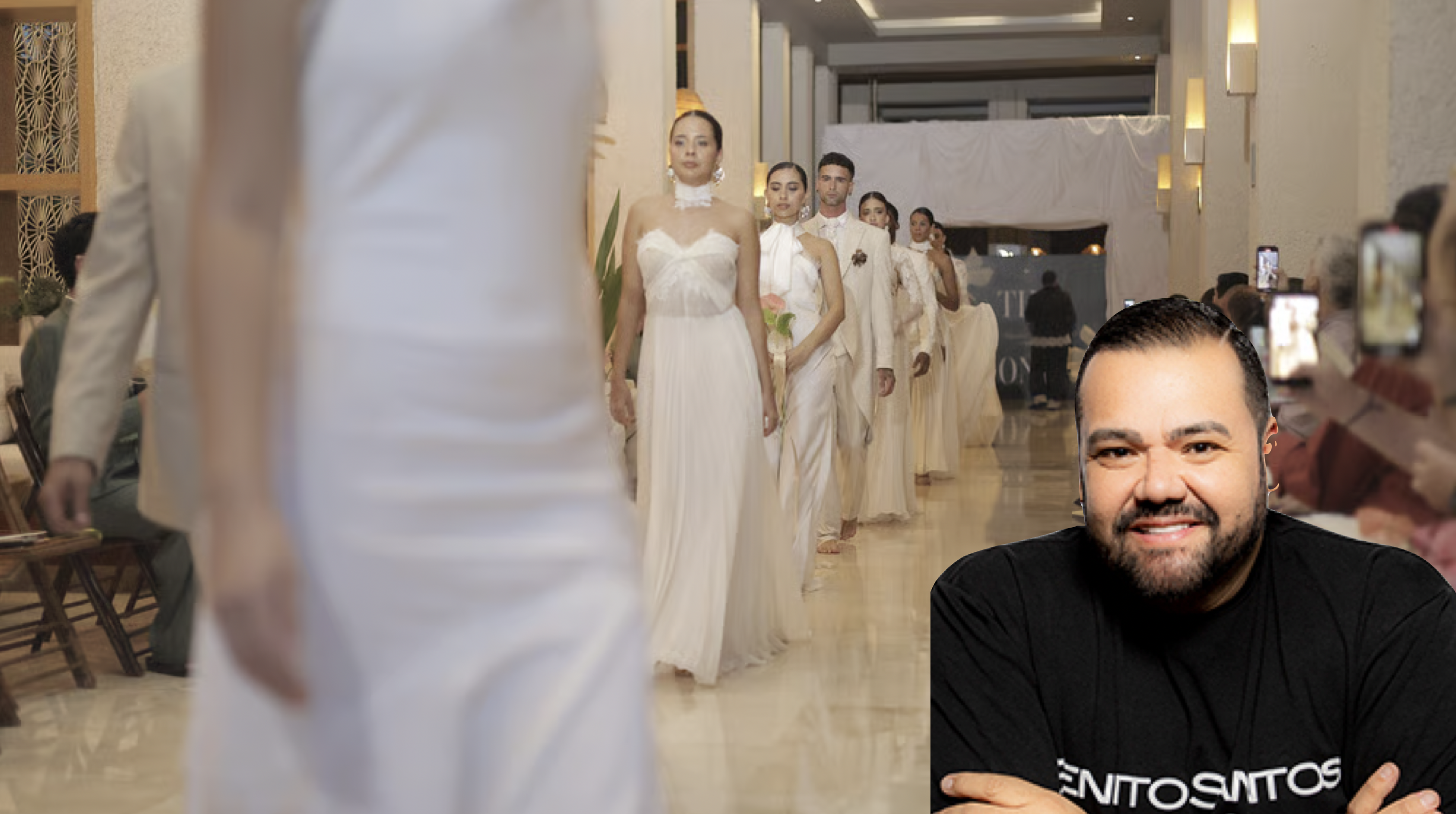 Sale colección nupcial para playa de Benito Santos