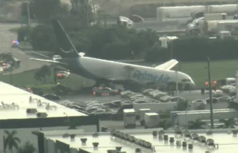 Accidente de avión de carga de Amazon en Miami deja muertos y varios heridos